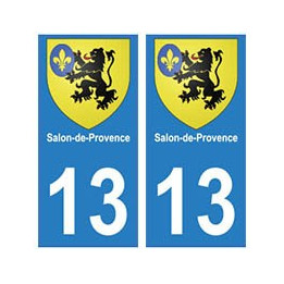 13 Salon-de-Provence ville autocollant plaque