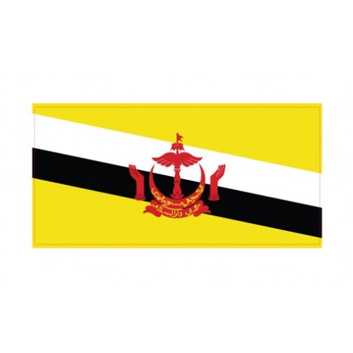 Autocollant Drapeau Brunéi Darussalam sticker flag