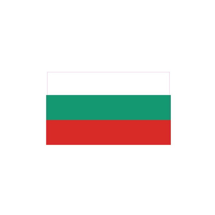 Autocollant Drapeau Bulgaria Bulgarie sticker flag