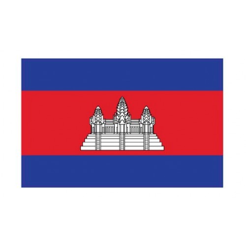 Autocollant Drapeau Cambodia Cambodge sticker flag