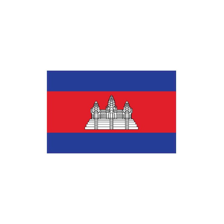 Autocollant Drapeau Cambodia Cambodge sticker flag
