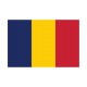 Autocollant Drapeau Chad Tchad sticker flag