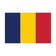 Autocollant Drapeau Chad Tchad sticker flag