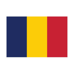Autocollant Drapeau Chad Tchad sticker flag