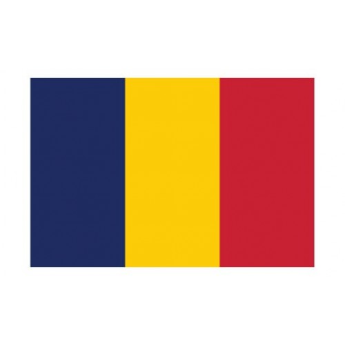 Autocollant Drapeau Chad Tchad sticker flag