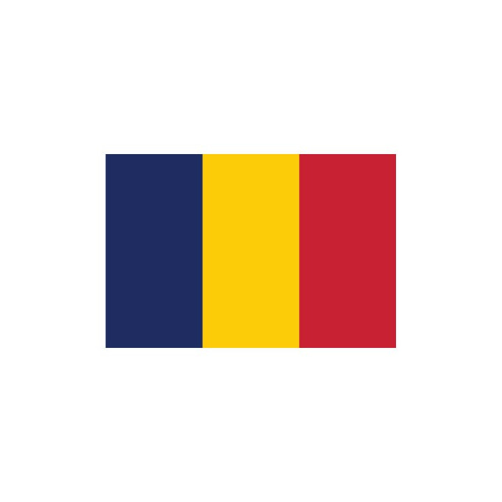 Autocollant Drapeau Chad Tchad sticker flag