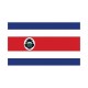 Autocollant Drapeau Costa Rica sticker flag