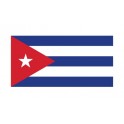 Autocollant Drapeau Cuba sticker flag