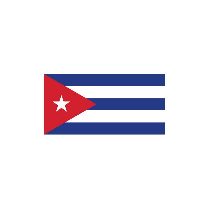 Autocollant Drapeau Cuba sticker flag