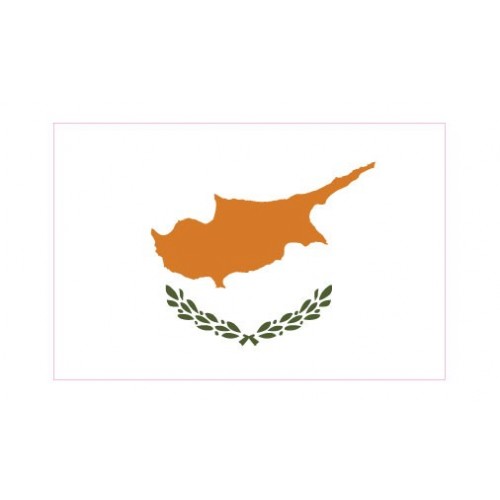 Autocollant Drapeau Cyprus Chypre sticker flag