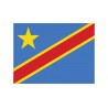 Autocollant Drapeau Congo, La République Démocratique du sticker flag