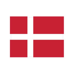 Autocollant Drapeau Denmark Danemark sticker flag