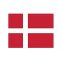 Autocollant Drapeau Denmark Danemark sticker flag