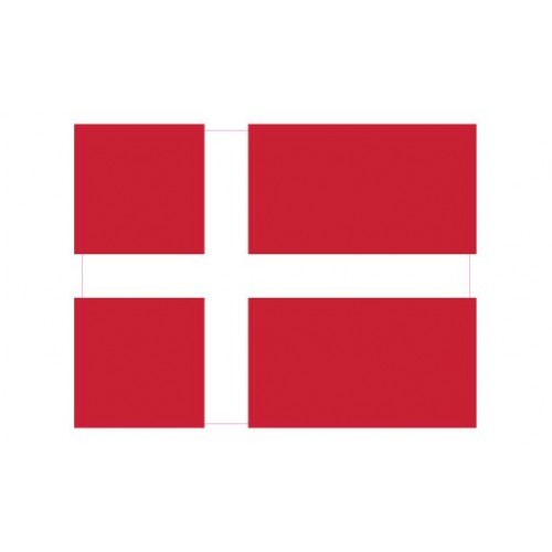 Autocollant Drapeau Denmark Danemark sticker flag