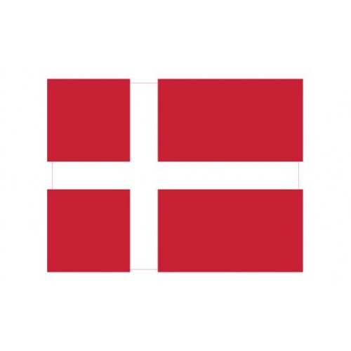 Autocollant Drapeau Denmark Danemark sticker flag