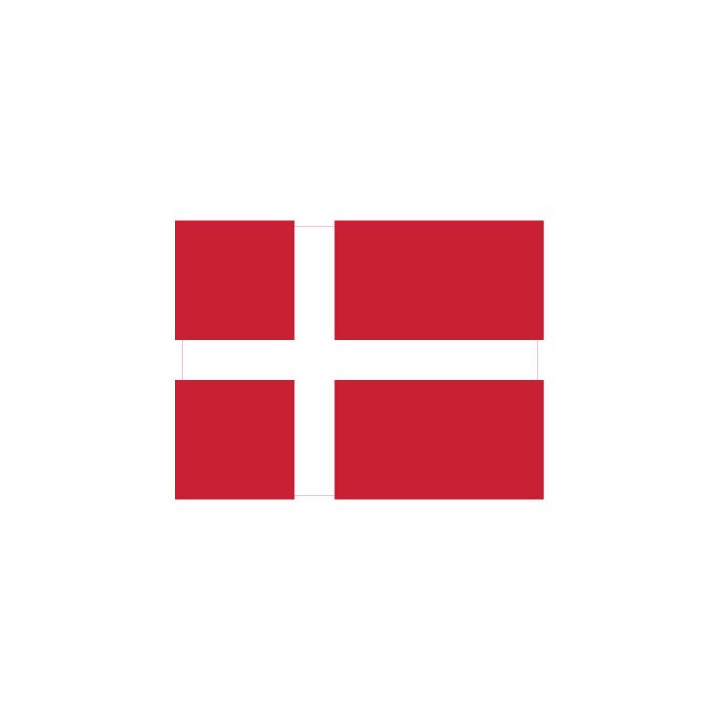 Autocollant Drapeau Denmark Danemark sticker flag