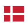 Pegatina de la Bandera de Dinamarca Dinamarca pegatina de la bandera