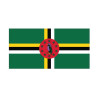 Autocollant Drapeau Dominica Dominique sticker flag