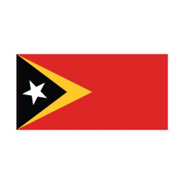 Autocollant Drapeau East Timor Timor-Leste sticker flag