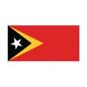Autocollant Drapeau East Timor Timor-Leste sticker flag