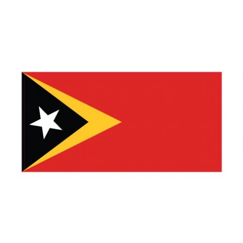 Autocollant Drapeau East Timor Timor-Leste sticker flag