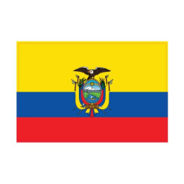 Autocollant Drapeau Ecuador Équateur sticker flag