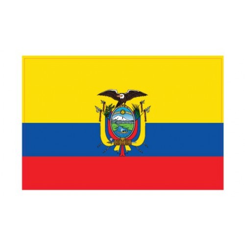 Autocollant Drapeau Ecuador Équateur sticker flag