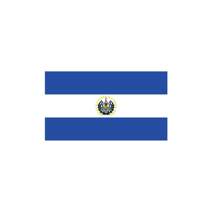 Autocollant Drapeau El Salvador  sticker flag