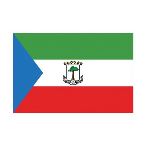 Autocollant Drapeau Guinée Équatoriale sticker flag