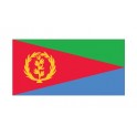 Autocollant Drapeau Eritrea Érythrée  sticker flag