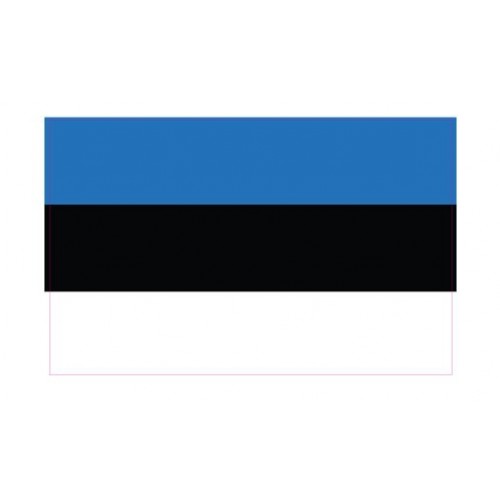 Autocollant Drapeau Estonia Estonie sticker flag