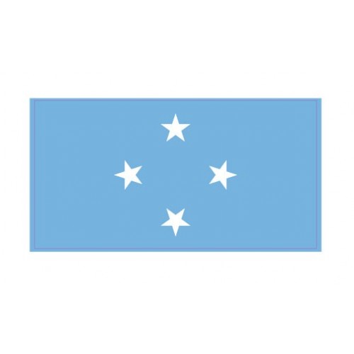 Autocollant Drapeau Federated States of Micronesia sticker flag