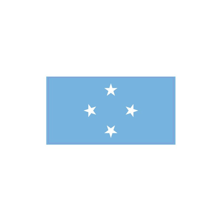 Autocollant Drapeau Federated States of Micronesia sticker flag