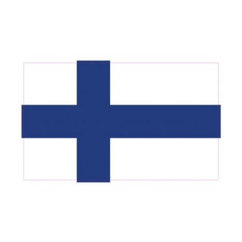 Autocollant Drapeau Finland Finlande sticker flag