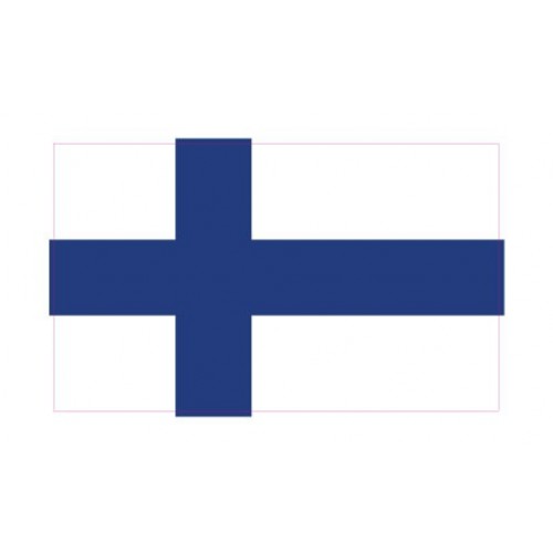 Autocollant Drapeau Finland Finlande sticker flag