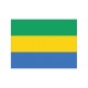 Autocollant Drapeau Gabon sticker flag