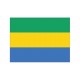 Autocollant Drapeau Gabon sticker flag