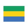 Autocollant Drapeau Gabon sticker flag