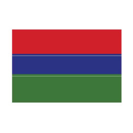 Autocollant Drapeau Gambia Gambie sticker flag