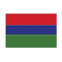 Autocollant Drapeau Gambia Gambie sticker flag