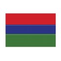 Autocollant Drapeau Gambia Gambie sticker flag