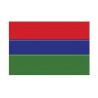 Autocollant Drapeau Gambia Gambie sticker flag