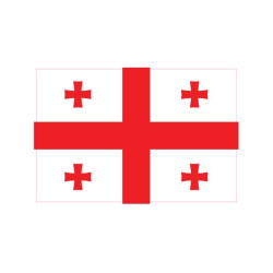 Autocollant Drapeau Georgia Géorgie sticker flag