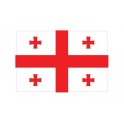 Autocollant Drapeau Georgia Géorgie sticker flag