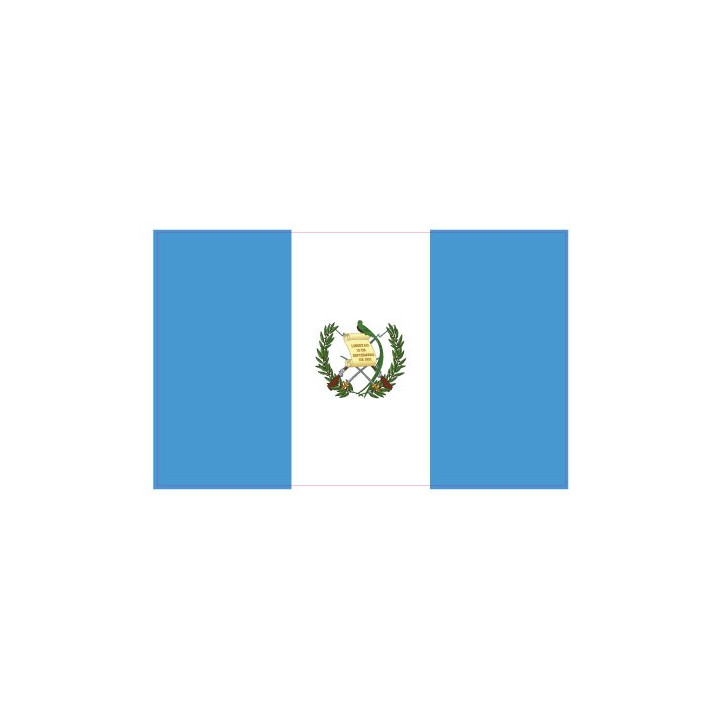 Autocollant Drapeau Guatemala  sticker flag
