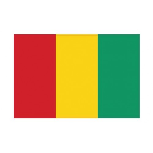 Autocollant Drapeau Guinea Guinéee sticker flag
