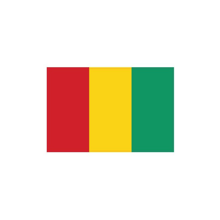 Autocollant Drapeau Guinea Guinéee sticker flag