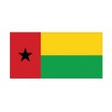 Autocollant Drapeau Guinea Bissau Guinée Bissau sticker flag