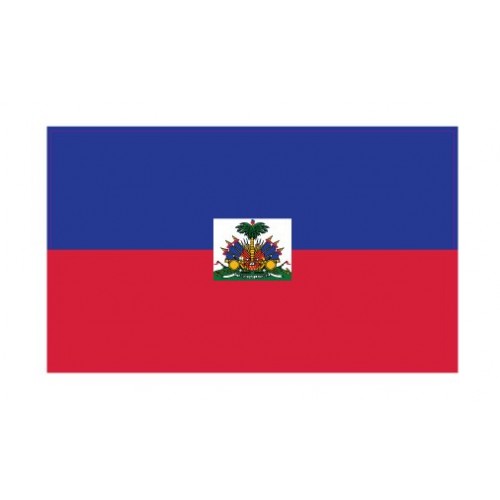Autocollant Drapeau Haiti Haïti  sticker flag