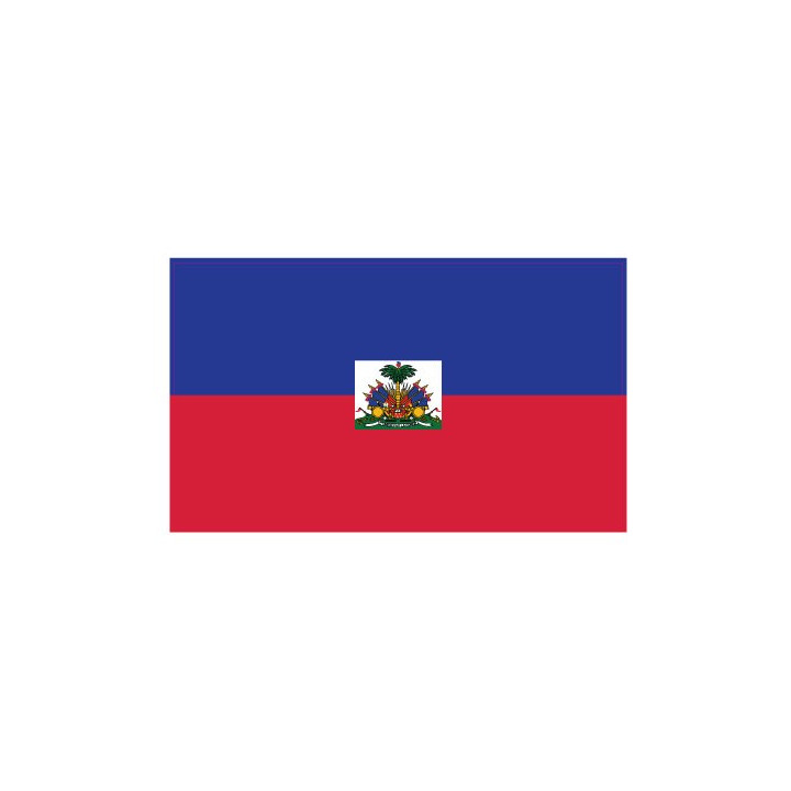 Autocollant Drapeau Haiti Haïti  sticker flag